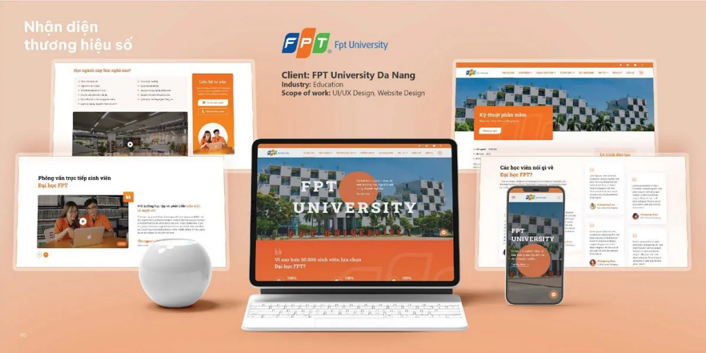 Dự án thiết kế website FPT University