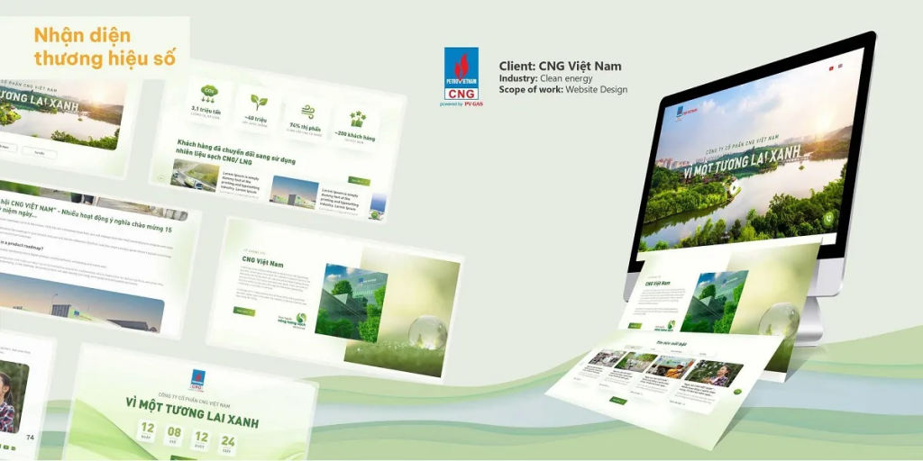 Dự án thiết kế website CNG